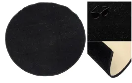dywan-glamour-200x200-czarny-okragly-z-polyskujaca-nicia-do-pokoju