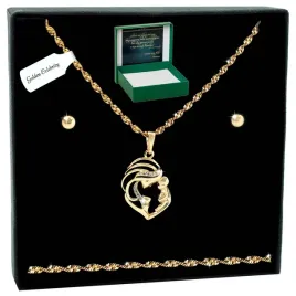 zloty-lancuszek-singapur-skrecany-wisiorek-matka-z-dzieckiem-stal-50-cm