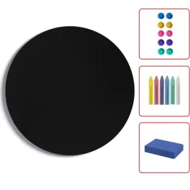 tablica-magnetyczna-okragla-czarna-30-cm-panel-bezramowy-gratis