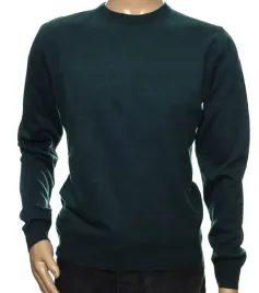 sweter-meski-klasyczny-welniany-z-welny-niegryzacy-xxl-2xl-morska-zielen