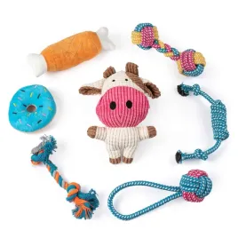 zestaw-maskotek-z-piszczalka-dla-psa-szarpaki-gryzaki-pluszaki-7-sztuk