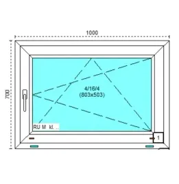tanie-okno-pcv-biale-3-szyby-100x70