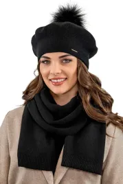 beret-z-pomponem-i-szalik-cieply-komplet-czarny-vivisence-7035kmpl