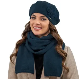 beret-z-pomponem-i-szalik-cieply-komplet-granatowy-vivisence-7037kmpl
