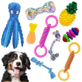 zabawki-dla-psa-mega-zestaw-9-sztuk-sznury-osmiornica-ananas-udko