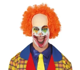 peruka-lysina-klaun-wlosy-pomaranczowe-halloween
