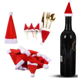 10-sztuk-czapeczki-mikolaja-dekoracyjne-na-butelki-etui-sztucce-pokrowce