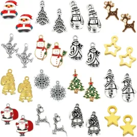 zawieszki-charms-swiateczne-na-swieta-mikolaj-mix-zestaw-32szt-16par
