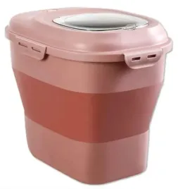 duzy-pojemnik-na-karme-dla-psa-skladany-silikon-rozowy