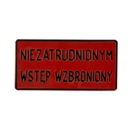 tabliczka-aluminiowa-niezatrudnionym-wstep-wzbroniony-tablica-14-x-29-cm