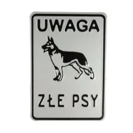 tabliczka-aluminiowa-uwaga-zle-psy-tabliczka-14x20cm-tabliczki-na-brame