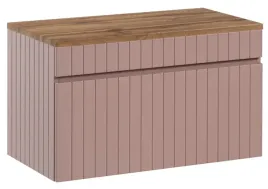 frezowana-szafka-pod-umywalke-pudrowy-roz-wiszaca-80-cm-z-blatem-dab