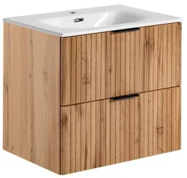 dab-wotan-wiszaca-szafka-lazienkowa-z-umywalka-60-cm-szuflady-ryflowane-mdf