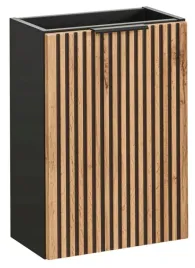 wiszaca-szafka-do-lazienki-czarna-40-cm-ryflowana
