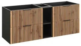 wiszaca-szafka-do-lazienki-czarna-140-cm-ryflowana