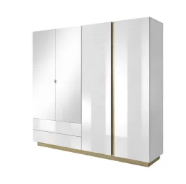 szafa-arco-220-cm-bialy-polysk-z-polkami-wieszakiem-szufladami-i-lustrem