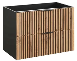 wiszaca-szafka-do-lazienki-czarna-80-cm-ryflowana