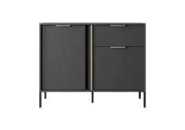 antracyt-zloto-komoda-103-drzwi-szuflady-metal