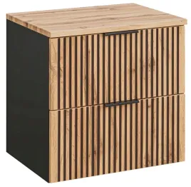 wiszaca-szafka-do-lazienki-czarna-60-cm-blat-ryfle