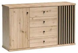 artisan-czarny-komoda-142-pojemna-duza-lamele