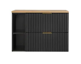 czarny-zestaw-pod-umywalke-80-cm-z-blatem-i-regalem-ryflowane-szuflady