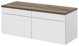 biala-szafka-pod-umywalke-120-cm-z-blatem-dab-frezowany-front-szuflady