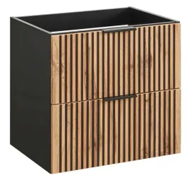 wiszaca-szafka-do-lazienki-czarna-60-cm-ryflowana