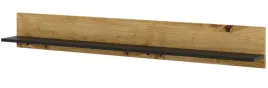 polka-wiszaca-aura-150-cm-dab-artisan-czarny-mat