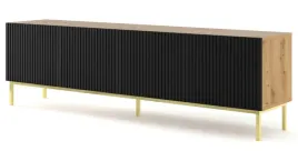 szafka-rtv-ravenna-b-200-4d-artisan-czarny-rama