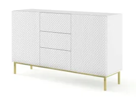komoda-ravenna-c-150-cm-2d3s-bialy-polysk-rama