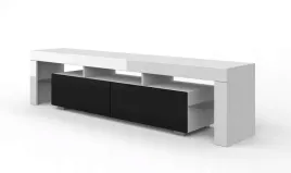 szafka-rtv-190-cm-bialy-czarny