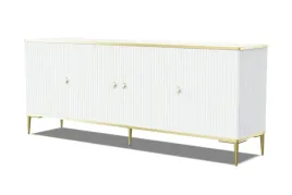 komoda-petra-182-cm-4d-frez-bialy-mat-zlote-nozki