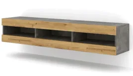 szafka-rtv-manta-160-beton-ciemny-dab-artisan