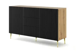 komoda-ravenna-b-150-cm-artisan-czarny-nozki-zlote