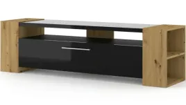 szafka-rtv-komoda-livia-160-artisan-czarny-polysk