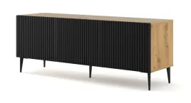 szafka-rtv-ravenna-b-150-3d-artisan-czarny-nozki