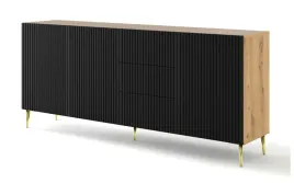 komoda-ravenna-b-200-cm-artisan-czarny-nozki-zlote