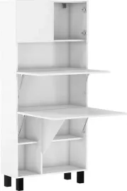 biurko-rozkladane-regal-homi-biuro-domowe-bialy