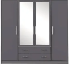 szafa-duza-garderoba-200-cm-antracyt-z-lustrem-polkami-sufladami-artos-srl1