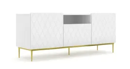 szafka-rtv-diuna-145-cm-2d1k-bialy-mat-rama-zlota