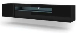 szafka-rtv-aura-200-cm-uniwersalna-stojaca-wiszaca-czarny-polysk-led