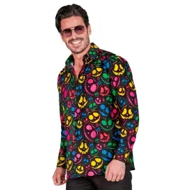 koszula-czarna-neonowe-duchy-meska-halloween-l-xl