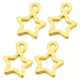 zlote-zawieszki-charms-gwiazdki-12mm-10szt-swieta