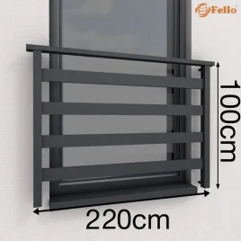 alu-basic-balkon-francuski-220cm-balustrada-ral