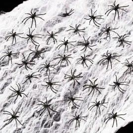 pajeczyna-z-pajakami-dekoracje-na-halloween