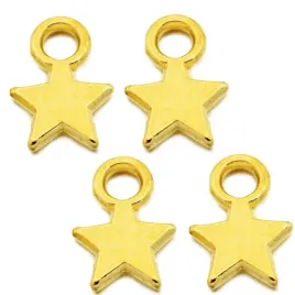 zlote-zawieszki-charms-gwiazdki-10mm-10szt-swieta