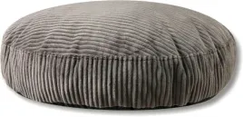 nowoczesna-pufa-okragla-poduszka-podnozek-sztruks-taupe-siedzisko-70x70-cm