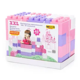 wader-klocki-xxl-cegly-rozowe-45-elementow