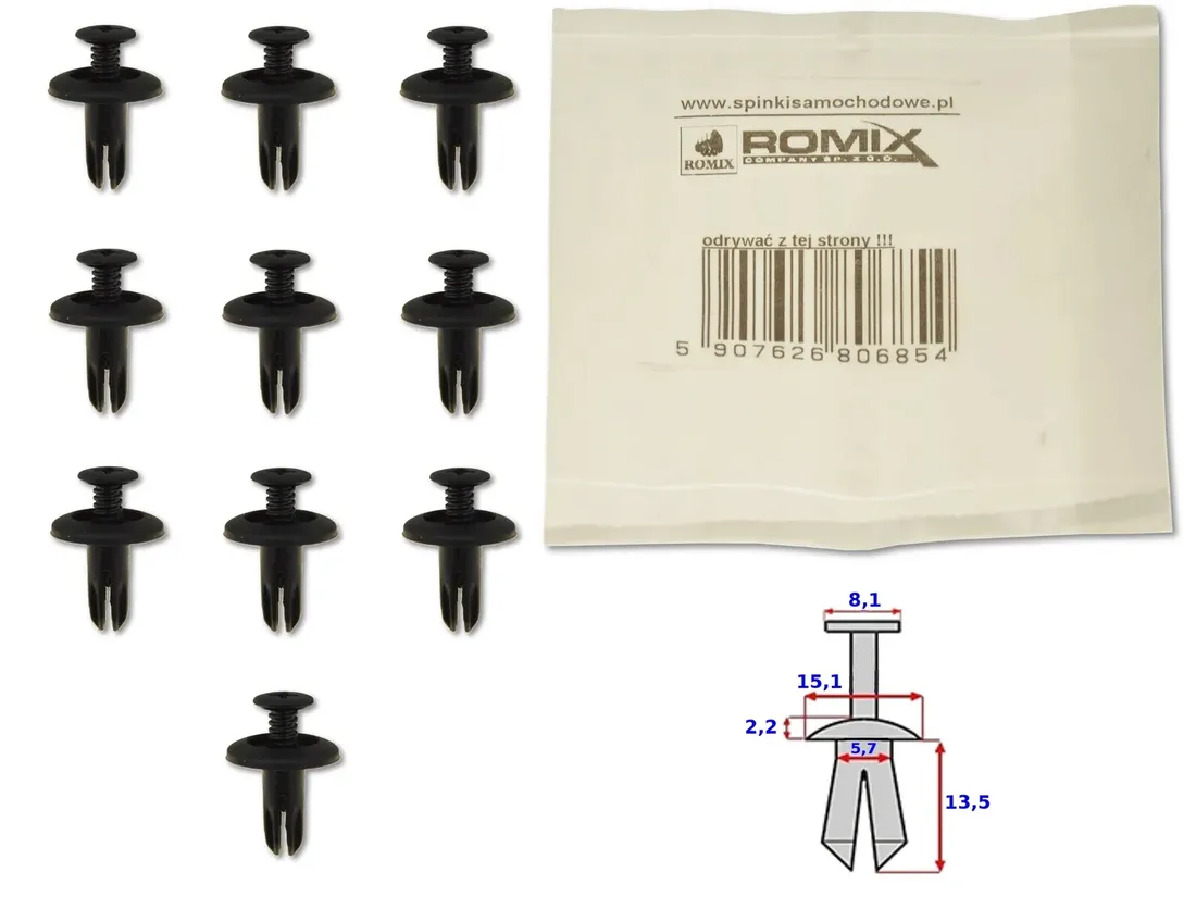 klips-spinka-kolek-lexus-10x-stan-nowy