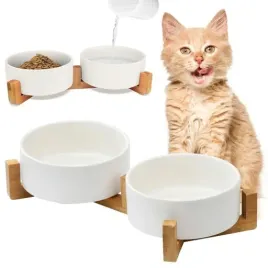 miska-podwojna-dla-kota-miski-ceramiczne-na-stojaku-bambusowym-2x400ml